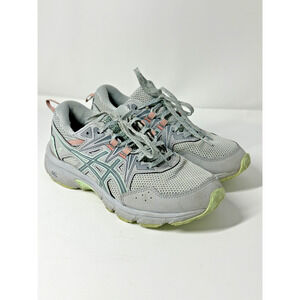 ASICS Gel-Venture 8 Women’s Trail Running Shoes 7 W Wide Gray Green